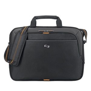 NWT Solo New York - Urban Laptop Briefcase for 15.6" Laptop - Black/Orange